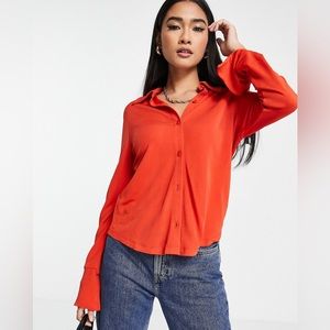 & Other Stories Jersey Fitted Shirt - S